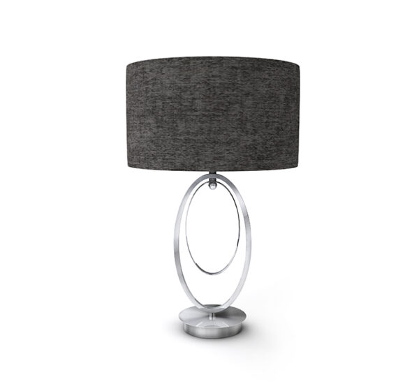 LAMP. MESA METAL SN/NEGRO 35X48CM E27 DEKO (191153) (NC0006TA )