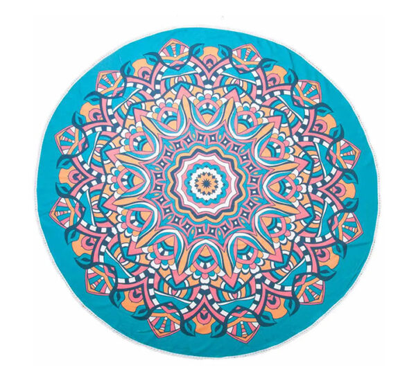 Toalla (Playa) Zen Redonda (155Cm) HOME & COTTON (7891354226351)