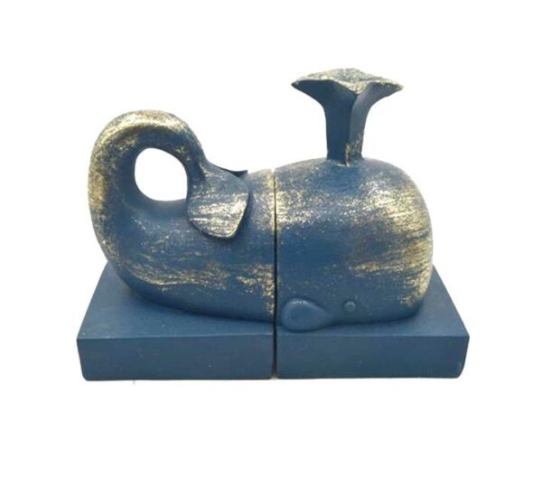 Adorno Ballena 10x10Cm (2 Piezas) HOUSE & HOME (ASDEC015-071A)