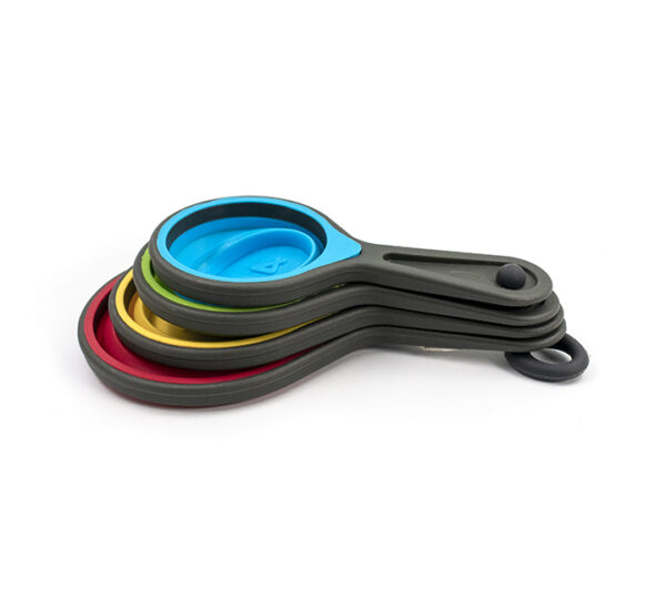 JUEGO DE 4 MEDIDAS SILICON PLEGABLES ( 19.5X11.5CM)FEDERAL(20911) - Imagen 3