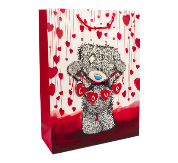 Funda De Regalo Corazones (31x42x12Cm) 4 Diseños Surtidos MCR (IM21-1847) - Imagen 3