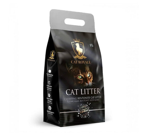 Arena Para Gato (5Kg) Carbón Activo CAT ROYALE (144186)