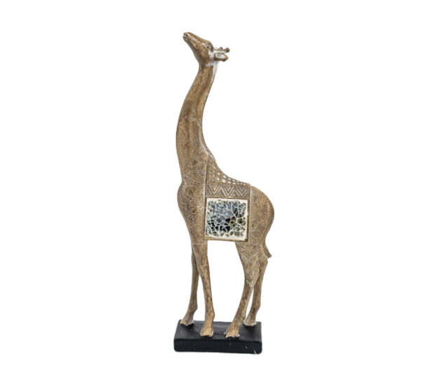 Adorno Jirafa 32Cm Con Mosaico Poliresina FEDERAL (21531)