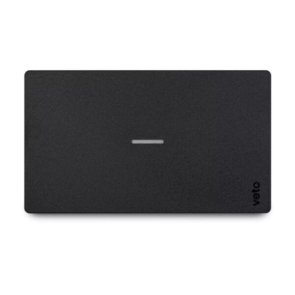 Interruptor Sencillo Premium (Smart Negro) Wifi VETO (PRE29689)