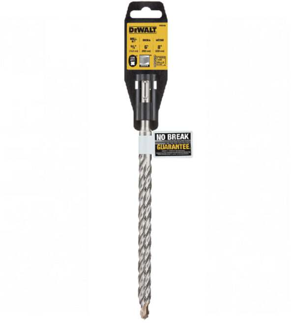 Broca Para Concreto 5/8X6X8 Pulgadas (15.88MM) Carburo SDS-PLUS DeWALT (DW5446Y)